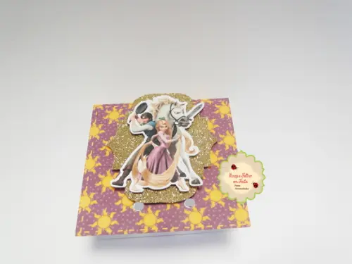 Capa Pirulito Personalizado Rapunzel