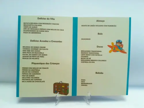 Cardápio Aviador