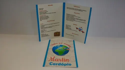 Cardápio Aviador Volta ao Mundo