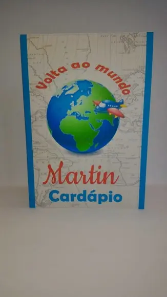 Cardápio Aviador Volta ao Mundo