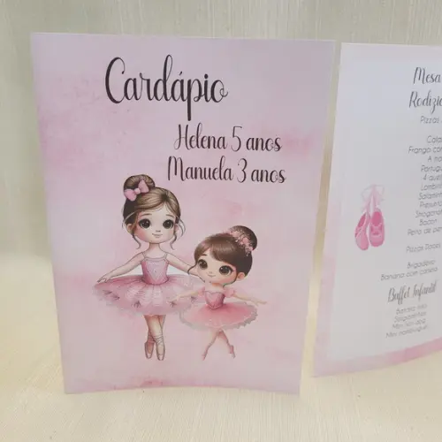 Cardápio Bailarina