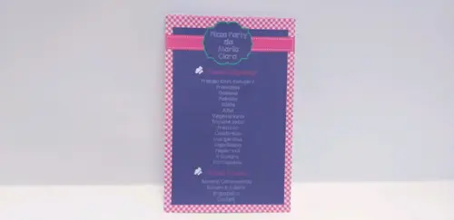Cardápio Pizzaria chalkboard