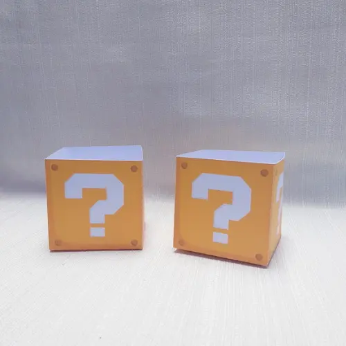 Centro de Mesa Caixa Interrogação Super Mario Bross