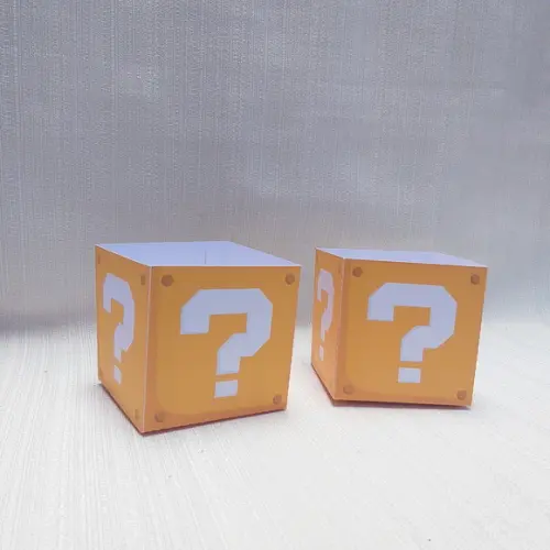 Centro de Mesa Caixa Interrogação Super Mario Bross