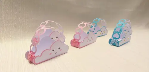 Cestinha Chuva de Amor