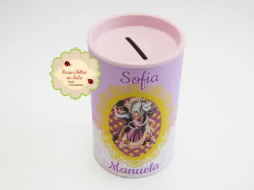 Cofrinho Rapunzel