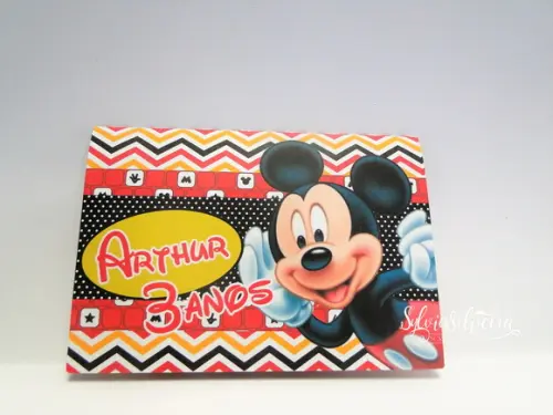 Convite Casa do Mickey Pop Up