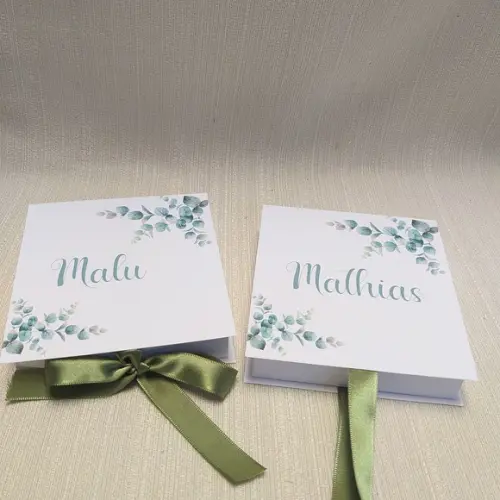 Convite Daminha Casamento Verde