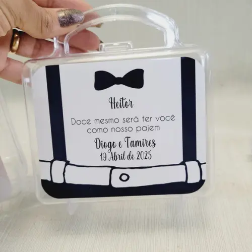 Convite Daminha, Pajem, Florista Casamento - Maletinha