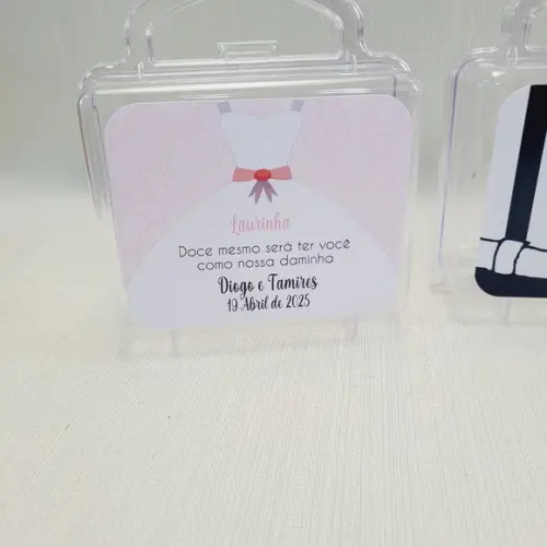 Convite Daminha, Pajem, Florista Casamento - Maletinha