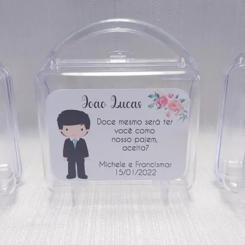 Convite Daminha, Pajem, Florista Casamento - Maletinha