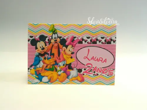 Convite Minnie Pop Up