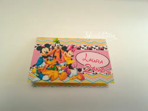 Convite Minnie Pop Up