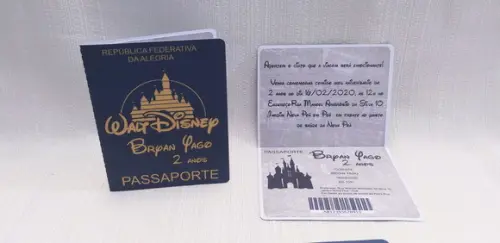 Convite Passaporte Infantil