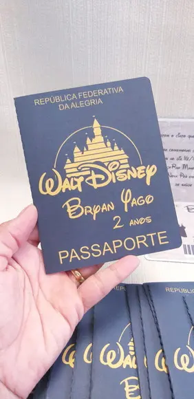 Convite Passaporte Infantil