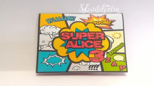 Convite Super Heroi Pop Up