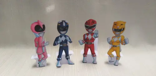 Display de Mesa Power Rangers