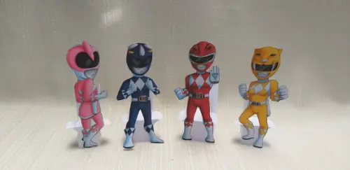 Display de Mesa Power Rangers