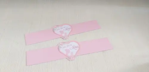 Faixa barra chocolate Dia das Mães