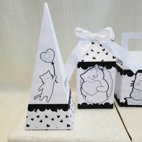 Kit Festa Gatinho 60 Itens