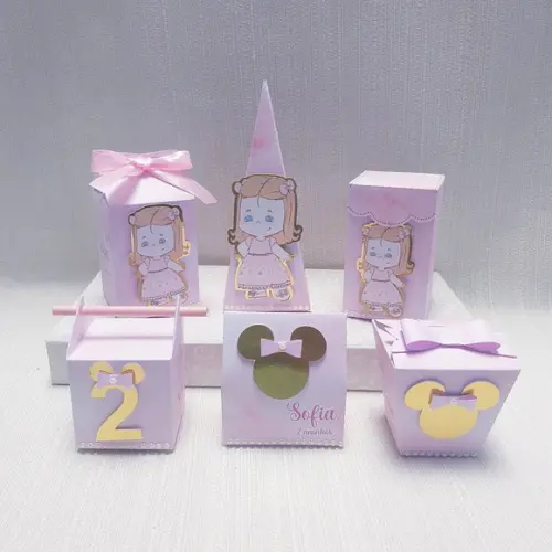 Kit Festa Minnie Rosa - 30 Itens