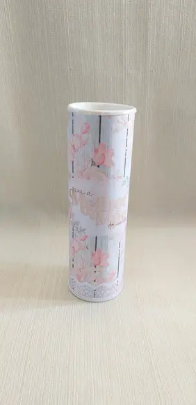 Lata Dia das Mães - Papelão com Tampa e Fundo Plástico