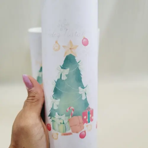 Lata Natal Lembrancinha - 20 cm Altura