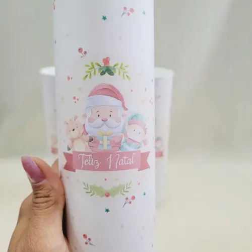Lata Natal Lembrancinha - 20 cm Altura
