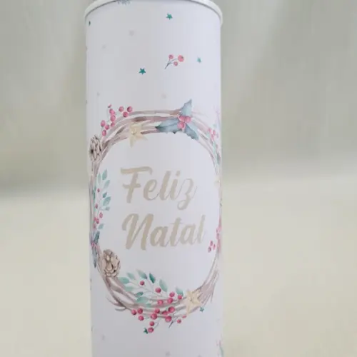 Lata Natal Lembrancinha - 20 cm Altura