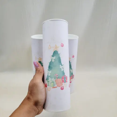 Lata Natal Lembrancinha - 20 cm Altura