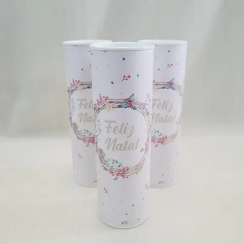 Lata Natal Lembrancinha - 20 cm Altura