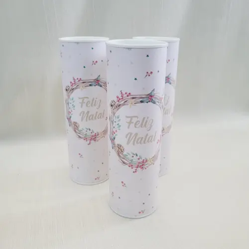 Lata Natal Lembrancinha - 20 cm Altura