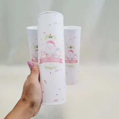 Lata Natal Lembrancinha - 20 cm Altura