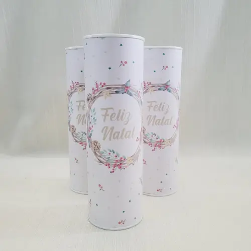 Lata Natal Lembrancinha - 20 cm Altura