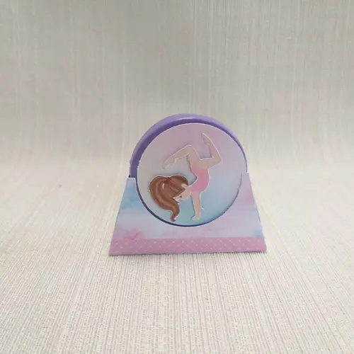 Latinha Ginastica Artistica com Suporte