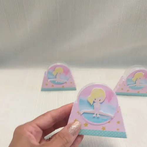 Latinha Ginastica Artistica com Suporte