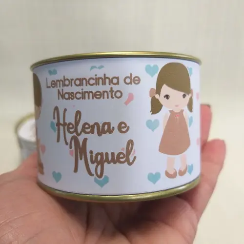Lembrancinha Maternidade - Tubolata 5x7cm