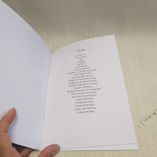Livrinho Orações Batizado