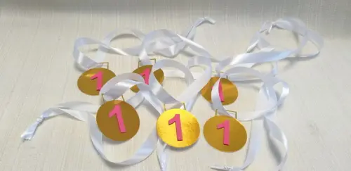 Medalha Papel Ginastica Artistica