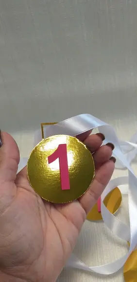 Medalha Papel Ginastica Artistica