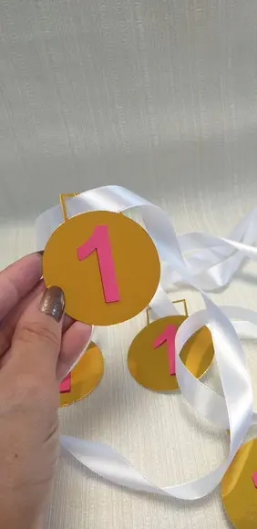 Medalha Papel Ginastica Artistica