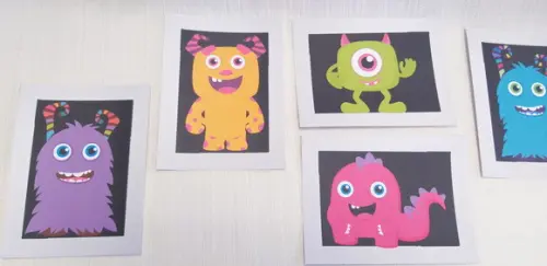 Quadrinho Monstrinhos