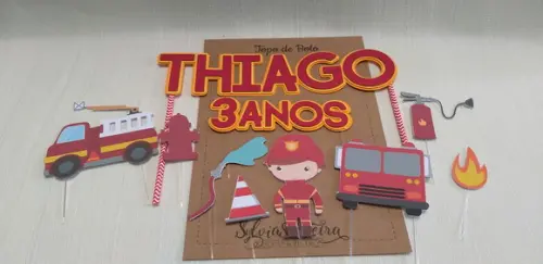 Topo Bolo Bombeiro