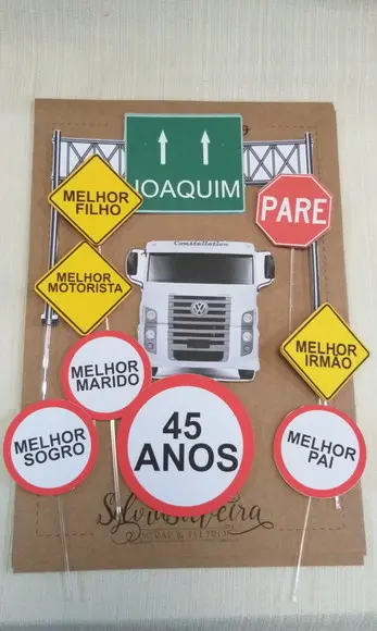 Topo Bolo Caminhão