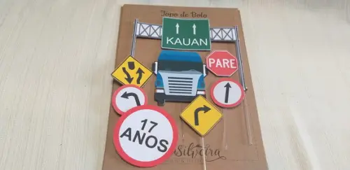 Topo Bolo Caminhão