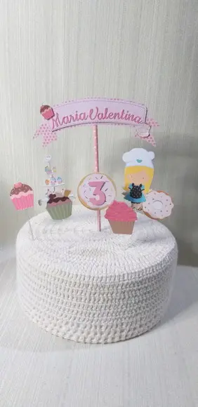 Topo Bolo Confeitaria