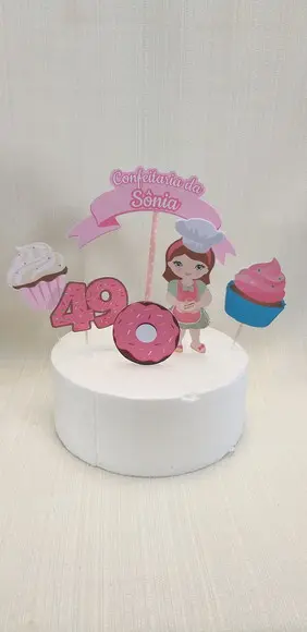 Topo Bolo Confeitaria