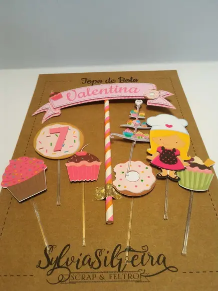 Topo Bolo Confeitaria