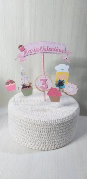 Topo Bolo Confeitaria