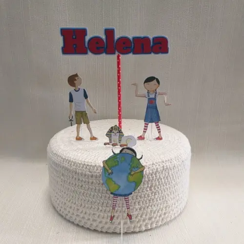 Topo Bolo Diário de Pilar
